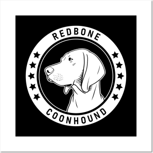 Redbone Coonhound Fan Gift Posters and Art